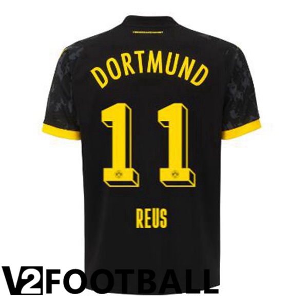 Dortmund BVB (Reus 11) Soccer Shirt Away Black 2023/2024