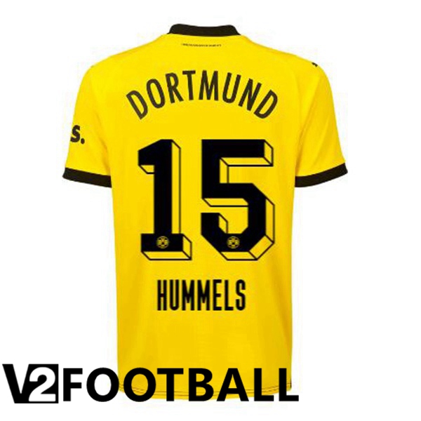 Dortmund BVB (Hummels 15) Soccer Shirt Home Yellow Black 2023/2024