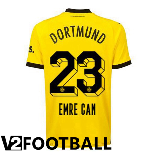 Dortmund BVB (Emre Can 23) Soccer Shirt Home Yellow Black 2023/2024