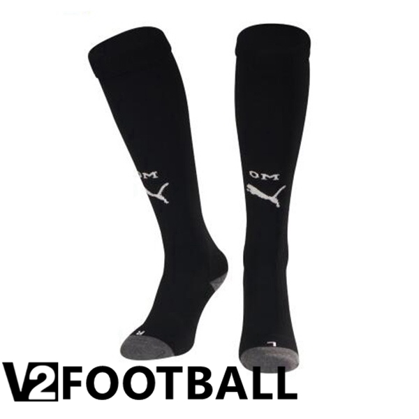 Marseille OM Soccer Socks Third Black 2023/2024