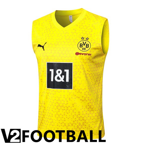 Dortmund BVB Soccer Vest Yellow 2023/2024