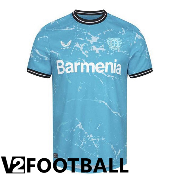 Bayer 04 Leverkusen Soccer Shirt Third Blue 2023/2024