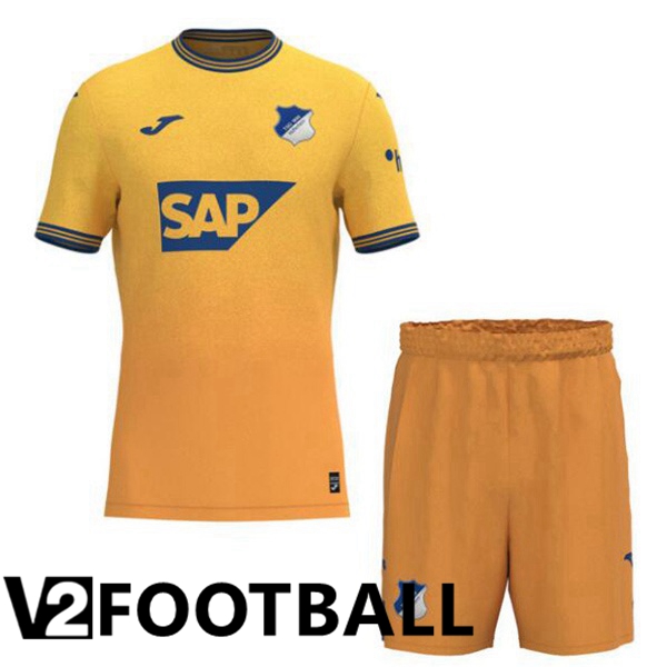 TSG Hoffenheim Kids Soccer Shirt Third Yellow 2023/2024