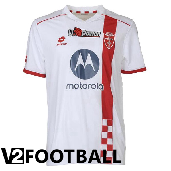 AC Monza Soccer Shirt Away White 2023/2024