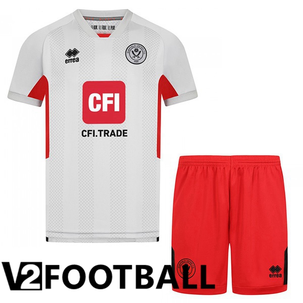 Sheffield United Kids Soccer Shirt Third Grey 2023/2024