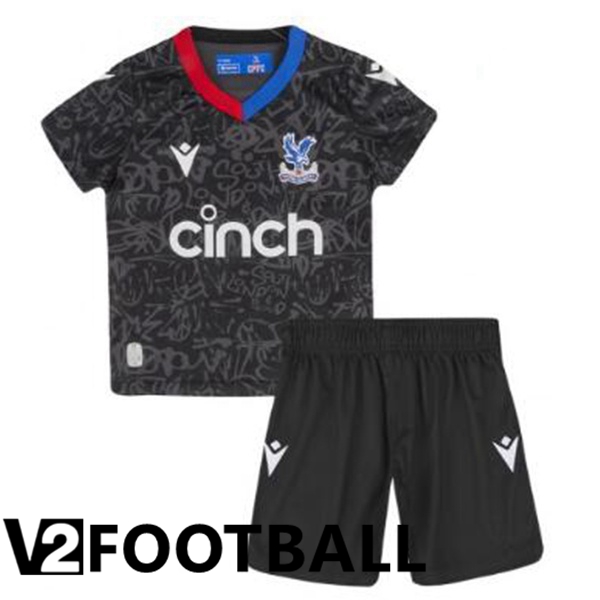 Crystal Palace Kids Soccer Shirt Third Blue 2023/2024