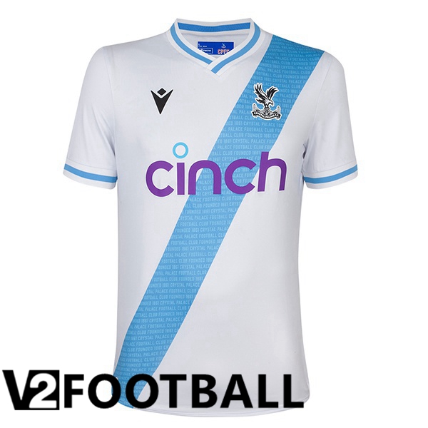 Crystal Palace Soccer Shirt Away White 2023/2024