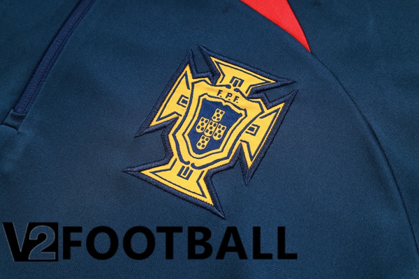 Portugal Training Tracksuit Suit Royal Blue 2023/2024