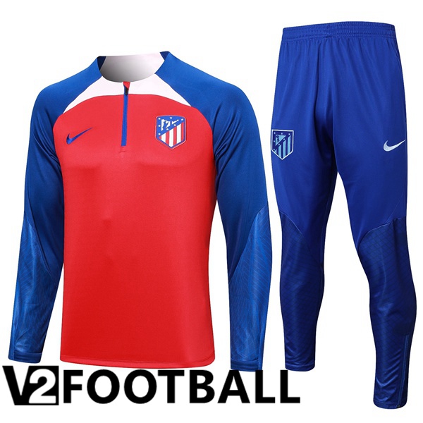 Atletico Madrid Training Tracksuit Suit Red 2023/2024