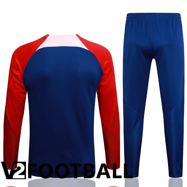 Atletico Madrid Training Tracksuit Suit Blue 2023/2024