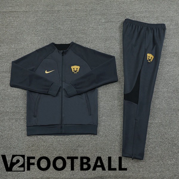 Pumas UNAM Training Jacket Suit Grey 2023/2024