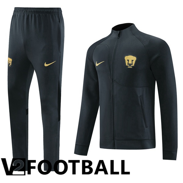 Pumas UNAM Training Jacket Suit Grey 2023/2024