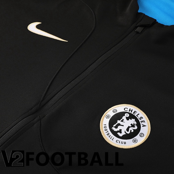 FC Chelsea Training Jacket Suit Black 2023/2024