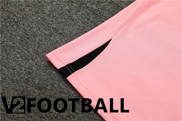 Paris PSG Training T Shirt + Shorts Pink 2023/2024