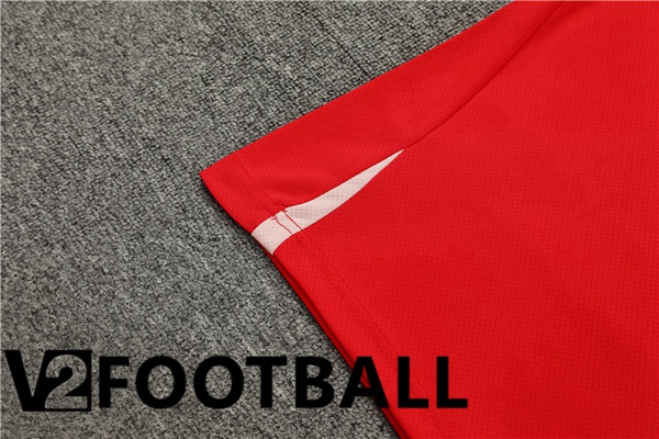 Atletico Madrid Training T Shirt + Shorts Red 2023/2024