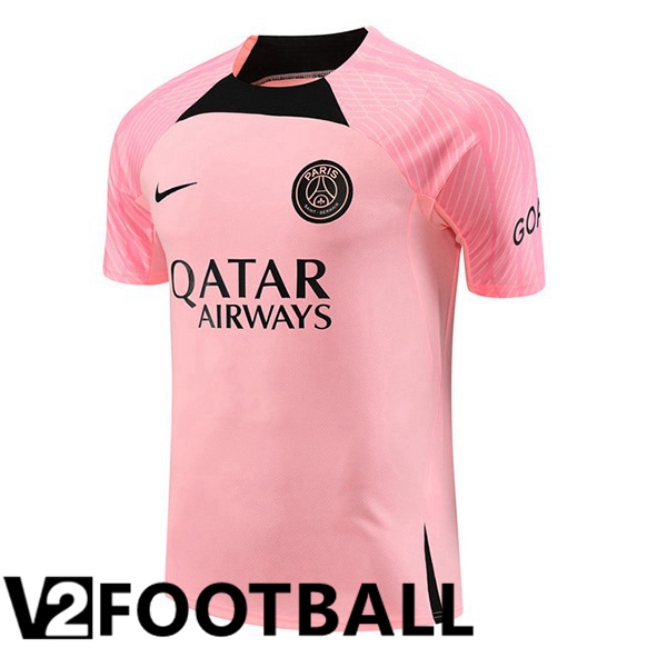 Paris PSG Training T Shirt Pink 2023/2024