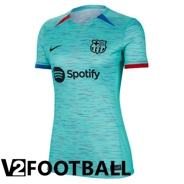 FC Barcelona Womens Soccer Shirt Third Green 2023/2024
