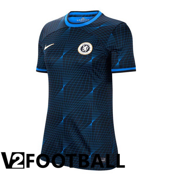 FC Chelsea Womens Soccer Shirt Away Blue 2023/2024