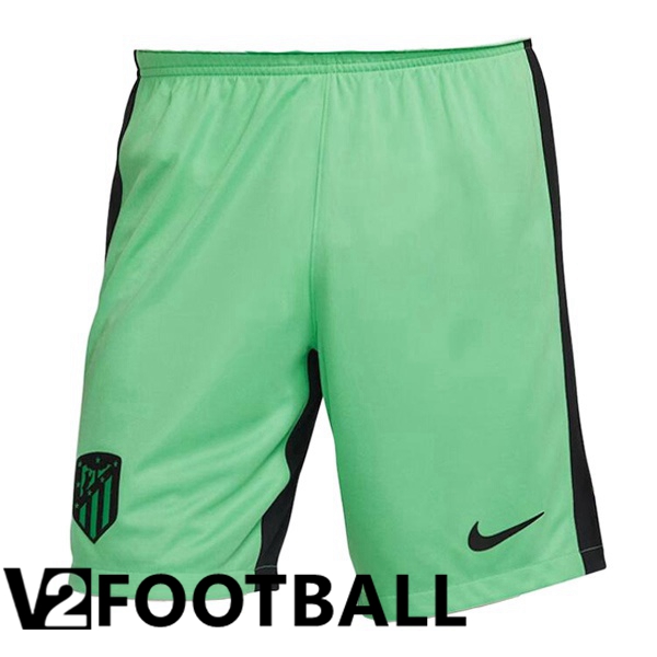 Atletico Madrid Soccer Shorts Third Green 2023/2024