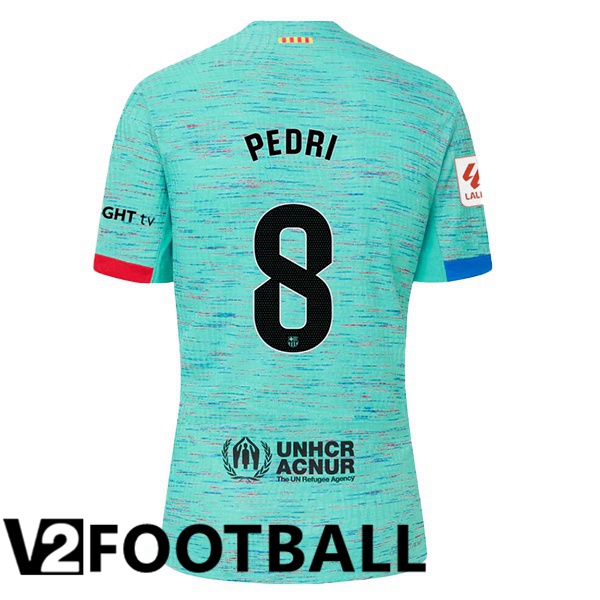 FC Barcelona (PEDRI 8) Soccer Shirt Third Green 2023/2024