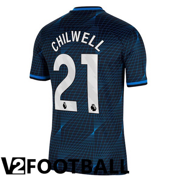 FC Chelsea (Chilwell 21) Soccer Shirt Away Blue 2023/2024