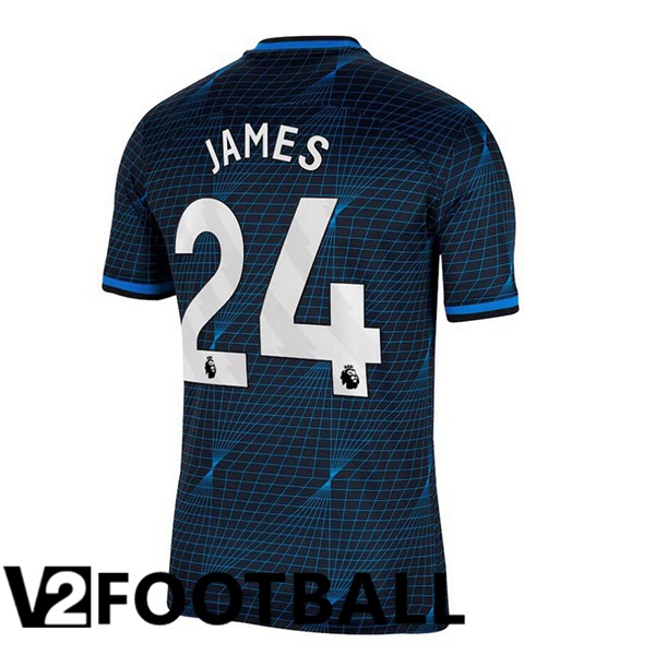 FC Chelsea (James 24) Soccer Shirt Away Blue 2023/2024