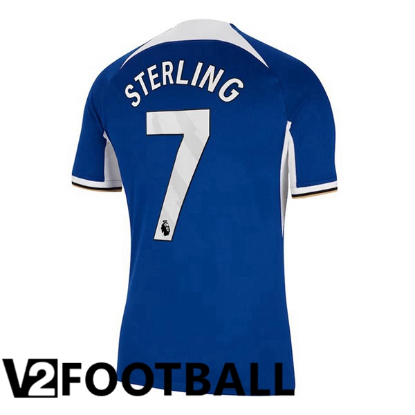 FC Chelsea (Sterling 7) Soccer Shirt Home Blue 2023/2024
