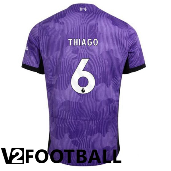 FC Liverpool (THIAGO 6) Soccer Shirt Third Purple 2023/2024