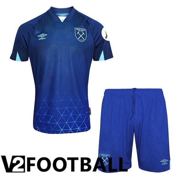 West Ham Kids Soccer Shirt Third Blue 2023/2024