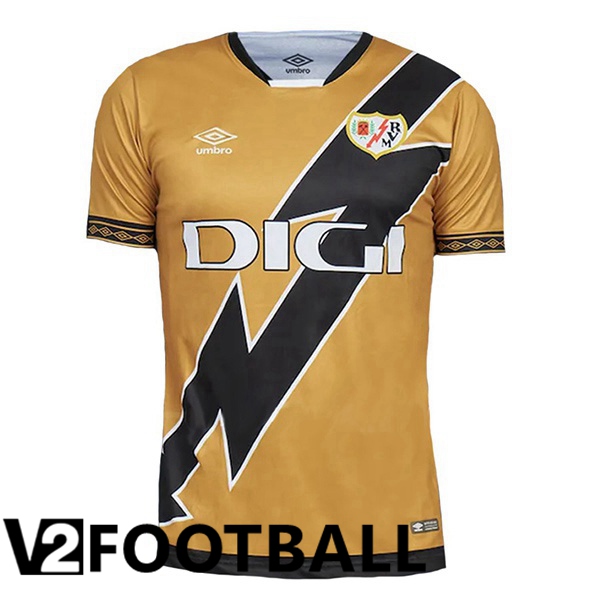 Rayo Vallecano Soccer Shirt Third Yellow 2023/2024