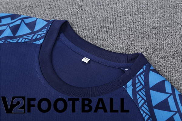 SSC Napoli Training T Shirt + Shorts Royal Blue 2023/2024