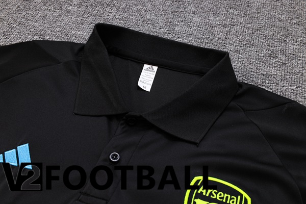 Arsenal Soccer Polo + Pants Black 2023/2024