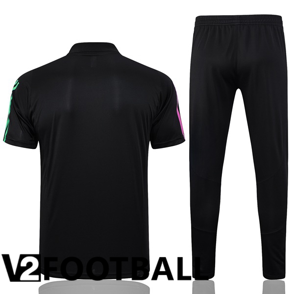 Bayern Munich Soccer Polo + Pants Black 2023/2024