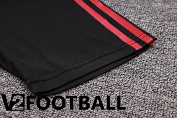 Manchester United Soccer Polo + Pants Black 2023/2024