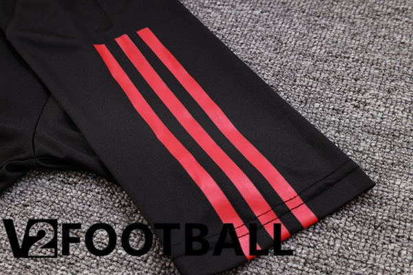 Manchester United Soccer Polo + Pants Black 2023/2024