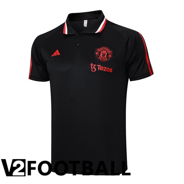 Manchester United Soccer Polo Black 2023/2024