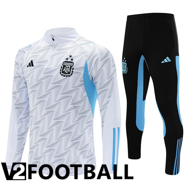 Argentina Training Tracksuit Suit White 2023/2024