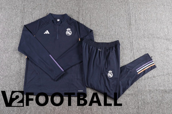 Real Madrid Training Tracksuit Suit Grey 2023/2024