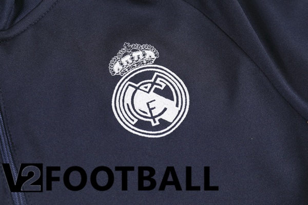 Real Madrid Training Tracksuit Suit Grey 2023/2024