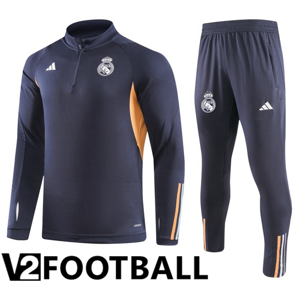 Real Madrid Training Tracksuit Suit Grey 2023/2024