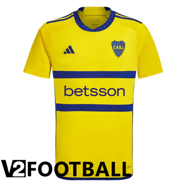 Boca Juniors Soccer Shirt Away Yellow 2023/2024