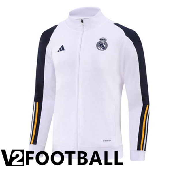 Real Madrid Training Jacket White 2023/2024