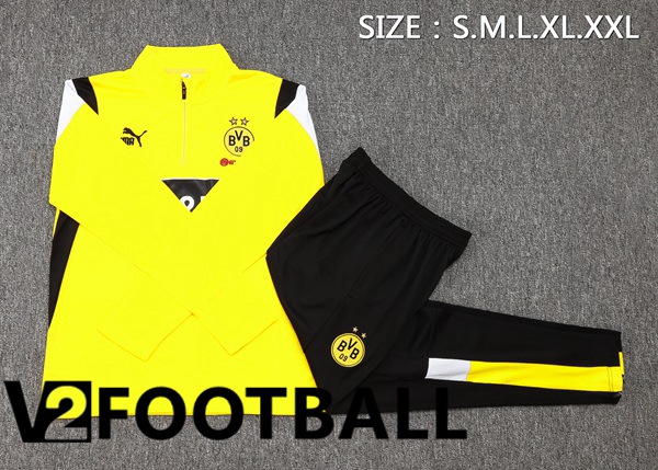 Dortmund BVB Training Tracksuit Suit Yellow 2023/2024