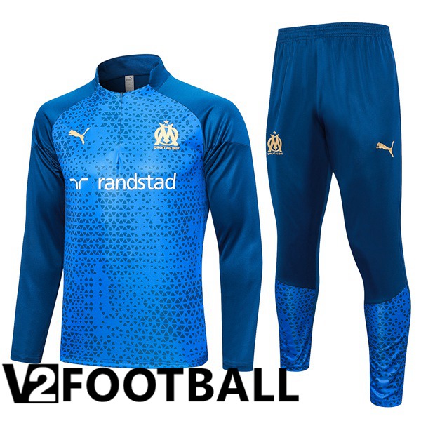 Marseille OM Training Tracksuit Suit Blue 2023/2024