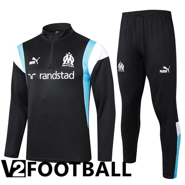 Marseille OM Training Tracksuit Suit Black 2023/2024