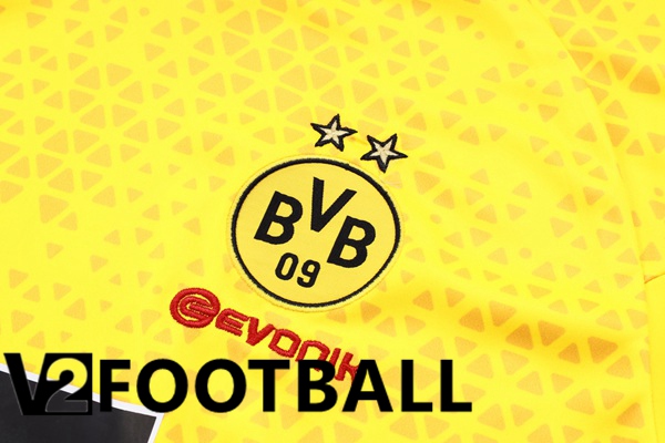 Dortmund BVB Training T Shirt + Shorts Yellow 2023/2024