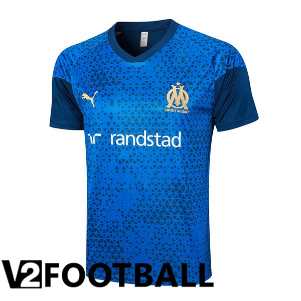 Marseille OM Training T Shirt Blue 2023/2024