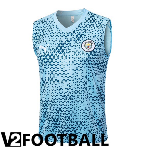 Manchester City Soccer Vest Blue 2023/2024