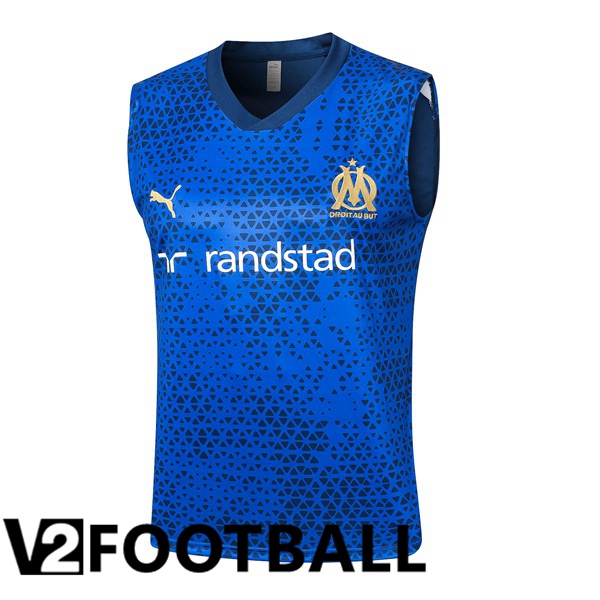 Marseille OM Soccer Vest Blue 2023/2024