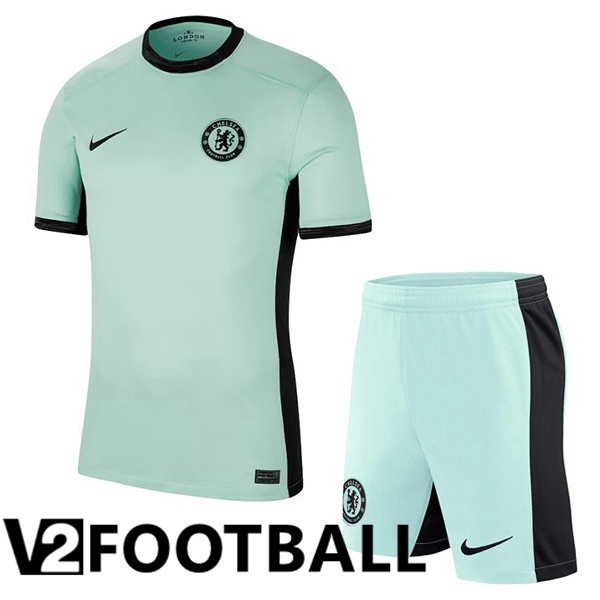 FC Chelsea Kids Soccer Shirt Third Green 2023/2024